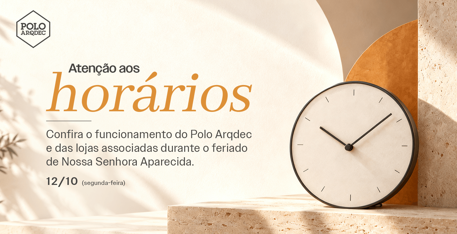 Confira os horários das lojas associadas no feriado de Nossa Senhora Aparecida